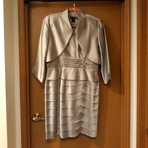 Elegant evening dress with jacket